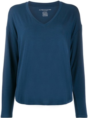 Majestic Filatures V-neck T-shirt