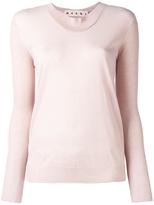 Thumbnail for your product : Marni ribbed sleeve jumper - women - Cotton - 44