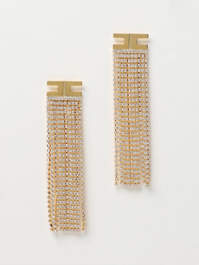 イヤリング ELISABETTA FRANCHI LOGO EARRINGS ELISABETTA FRANCHI - LOGO EARRINGS - Eleonora Bonucci