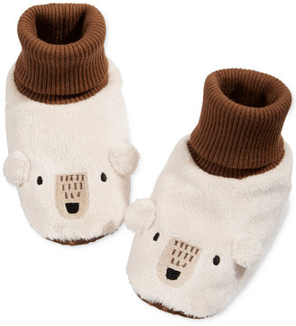 First Impressions Bear Slippers, Baby Boys (0-24 months), Created for Macy's