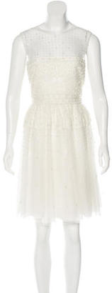 Valentino Embellished A-Line Dress