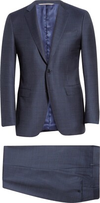 Canali Milano Trim Fit Solid Wool Suit - ShopStyle