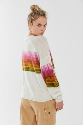 Urban Outfitters Sofia Striped Brushed Knit Sweater