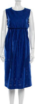 Thumbnail for your product : Odeeh Scoop Neck Midi Length Dress