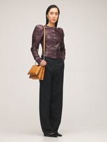 Thumbnail for your product : Lanvin Leather Jacket W/ Puff Sleeves