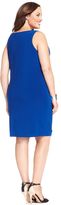 Thumbnail for your product : SL Fashions Plus Size Draped Dress and Jacket