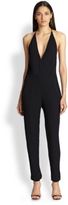 Thumbnail for your product : Theory Roxie Open-Back Halter Jumpsuit