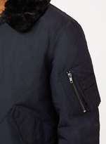 Thumbnail for your product : Topman Navy Padded Flight Jacket