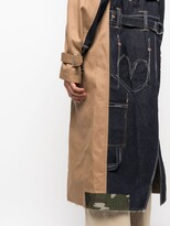 Thumbnail for your product : Junya Watanabe Patchwork Double-Breasted Coat