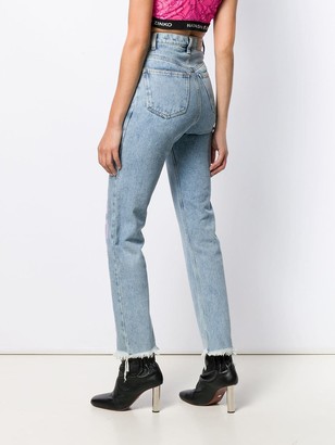 Natasha Zinko High-Waist Print Jeans
