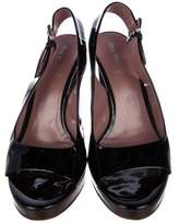 Thumbnail for your product : Miu Miu Patent Leather Slingback Pumps
