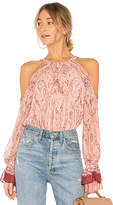 Thumbnail for your product : BCBGMAXAZRIA Sessilee Long Sleeve Cold Shoulder Top
