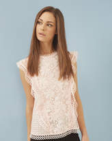 Thumbnail for your product : Ted Baker ZANIA Ruffle lace top