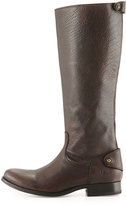 Thumbnail for your product : Frye Melissa Leather Zip-Back Riding Boot, Dark Brown