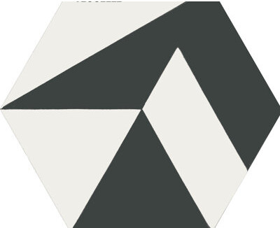 Tesselle Polygonal by Jim Isermann 8" x 9" Cement Wall & Floor Tile