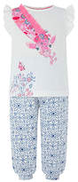 Thumbnail for your product : Monsoon Baby Clem Giraffe Trouser Set