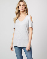 Thumbnail for your product : Le Château Jersey Knit Cold Shoulder Top