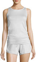 Thumbnail for your product : Zimmerli Sea Island High-Neck Lounge Tank, Light Blue