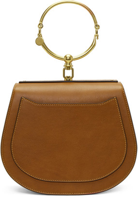 Chloé Tan Medium Nile Bracelet Bag