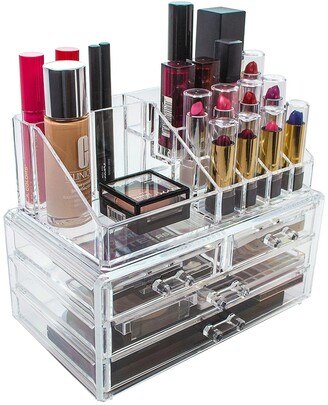 Sorbus Acrylic Cosmetic & Makeup Storage Case Display