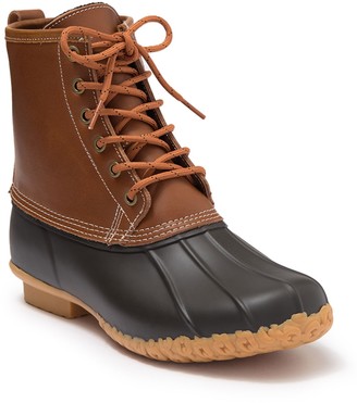 duck boots in wide width