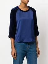 Thumbnail for your product : Golden Goose contrast three-quarter sleeve top
