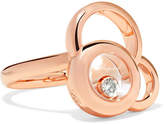 Thumbnail for your product : Chopard Happy Dreams 18-karat Rose Gold Diamond Ring