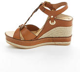 Thumbnail for your product : Andre Assous Phillie Wedge Platform Leather Espadrilles