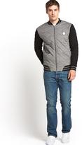 Thumbnail for your product : Voi Jeans Reform Mens Diamond Quilted Bomber Jacket