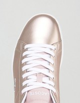 Thumbnail for your product : Lacoste Carnaby Evo Rose Gold Sneakers