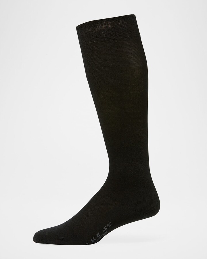 Wool-Blend Knee-High Socks