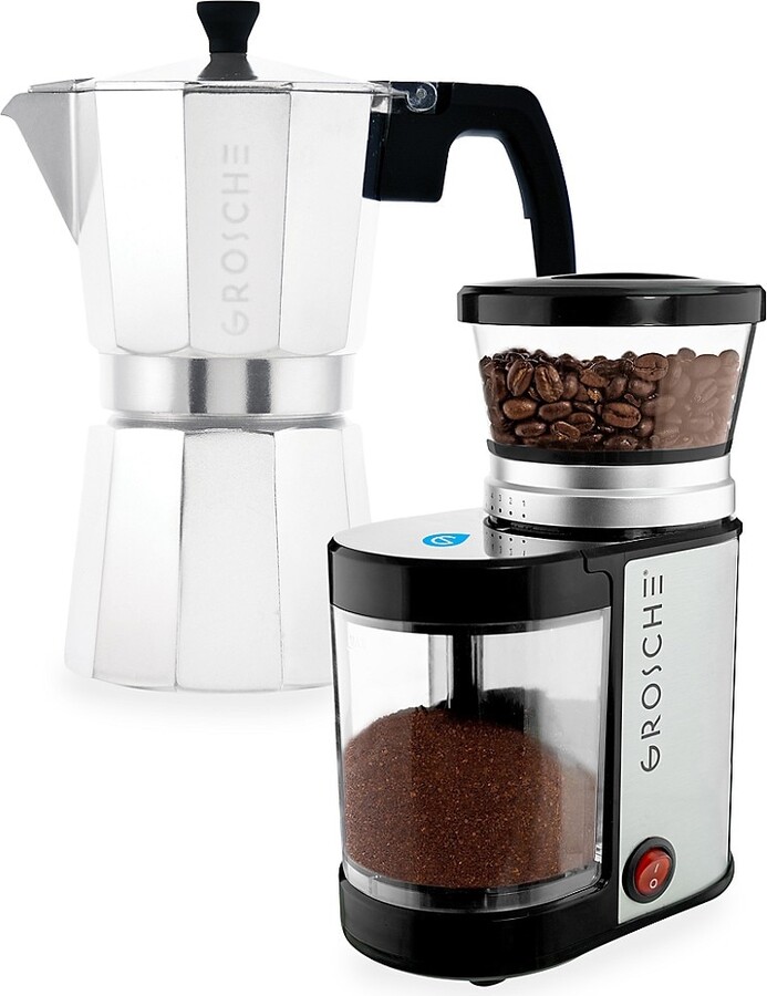 Grosche Milano Stovetop Espresso 9-Cup Moka Pot Coffee Maker, Black