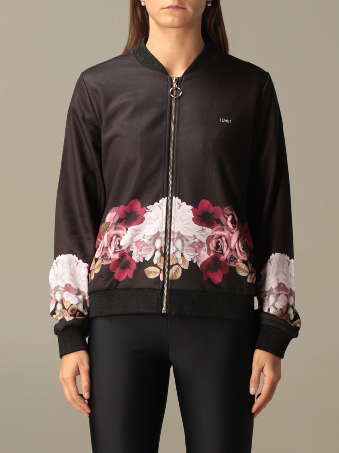 Liu Jo Bomber Jacket With Floral Print - ShopStyle Clothes and Shoes