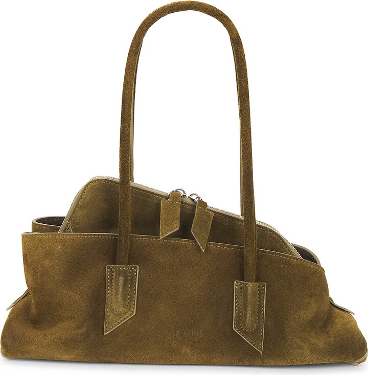 THE ATTICO La Passeggiata Small Top Handle Bag in Green