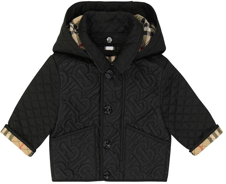 Burberry Children Baby Monogram quilted coat - ShopStyle Boys' Outerwear