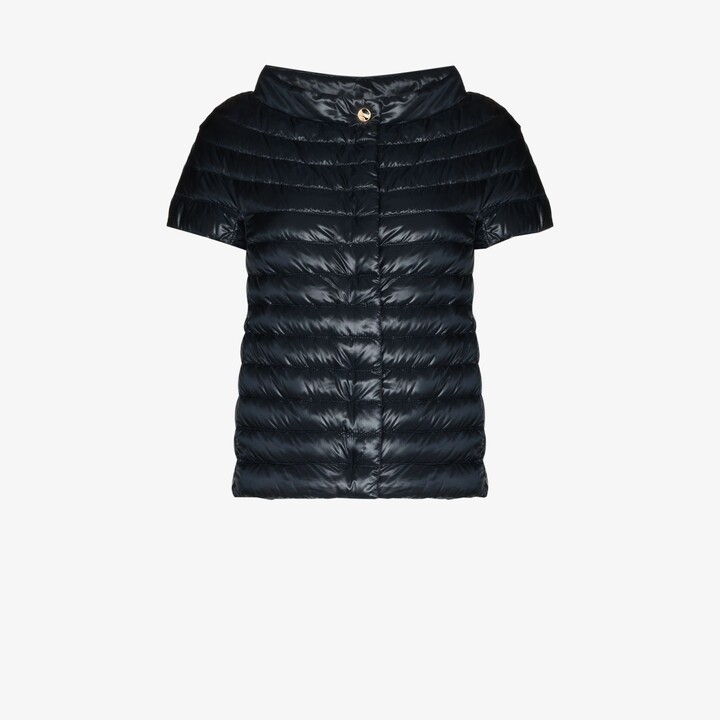 Herno Emilia short sleeve down puffer jacket ShopStyle