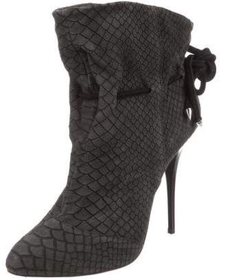 Giuseppe Zanotti Embossed Ankle Boots