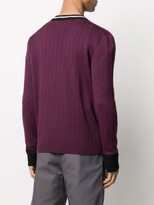 Thumbnail for your product : Marni Contrast Trim V-Neck Cardigan