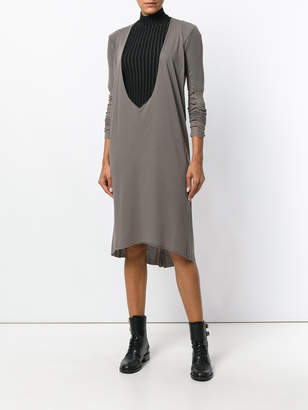 Rick Owens Lilies deep plunge and open back dress