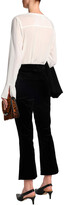 Thumbnail for your product : Frame Cotton-blend Velvet Bootcut Pants