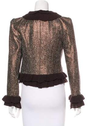 Magaschoni Structured Metallic Jacket w/ Tags