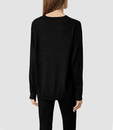 Thumbnail for your product : AllSaints Disperse Silk Sweater