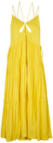 Thumbnail for your product : Jonathan Simkhai Lina Crinkle Teardrop Cut-Out Maxi Dress