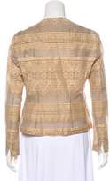 Thumbnail for your product : Akris Striped Zip-Up Jacket