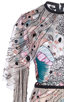 Thumbnail for your product : Elie Saab Bead Embroidered Tulle Cape Gown