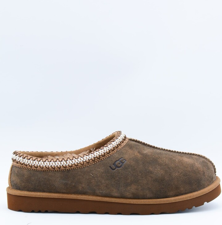 UGG Brown Tasman Leather Flats
