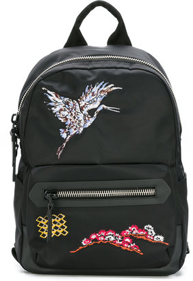 Lanvin bird embroidered backpack