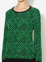 Thumbnail for your product : Tibi Silk Houndstooth Sweatshirt