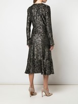 Thumbnail for your product : Altuzarra Martha Midi Foiled Dress