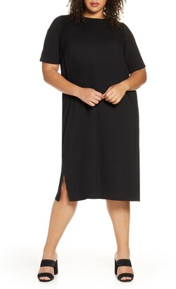 Eileen Fisher Stretch Knit T-Shirt Dress